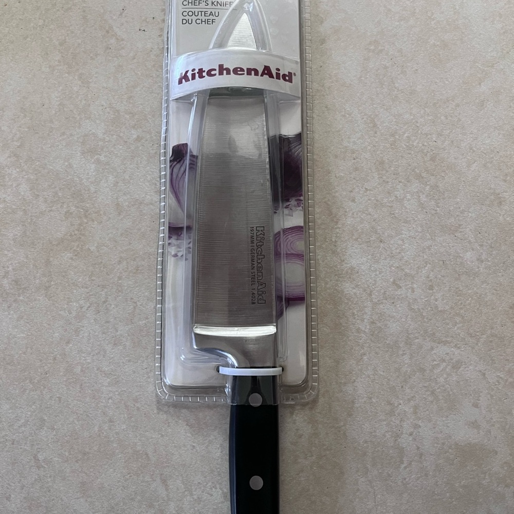 KitchenAid Forged German Stainless Steel 8-Inch Triple Rivet Chef’s Knife NWT - Picture 2 of 6